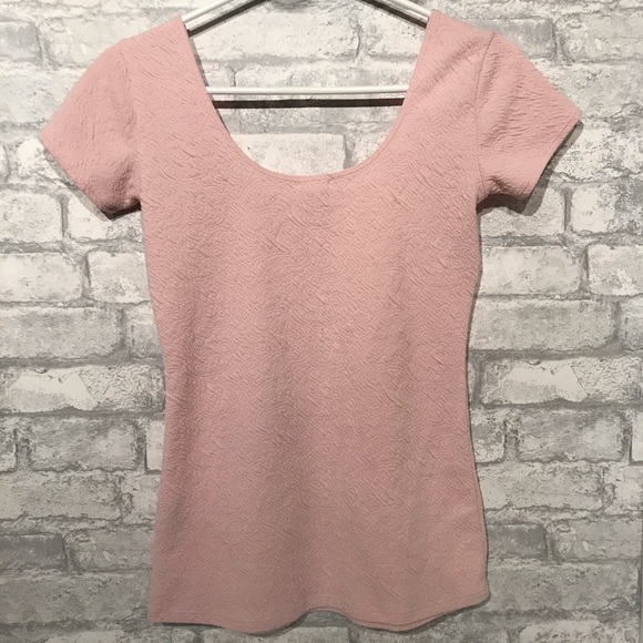 Pink Scoop Neck Top - Picture 2 of 4